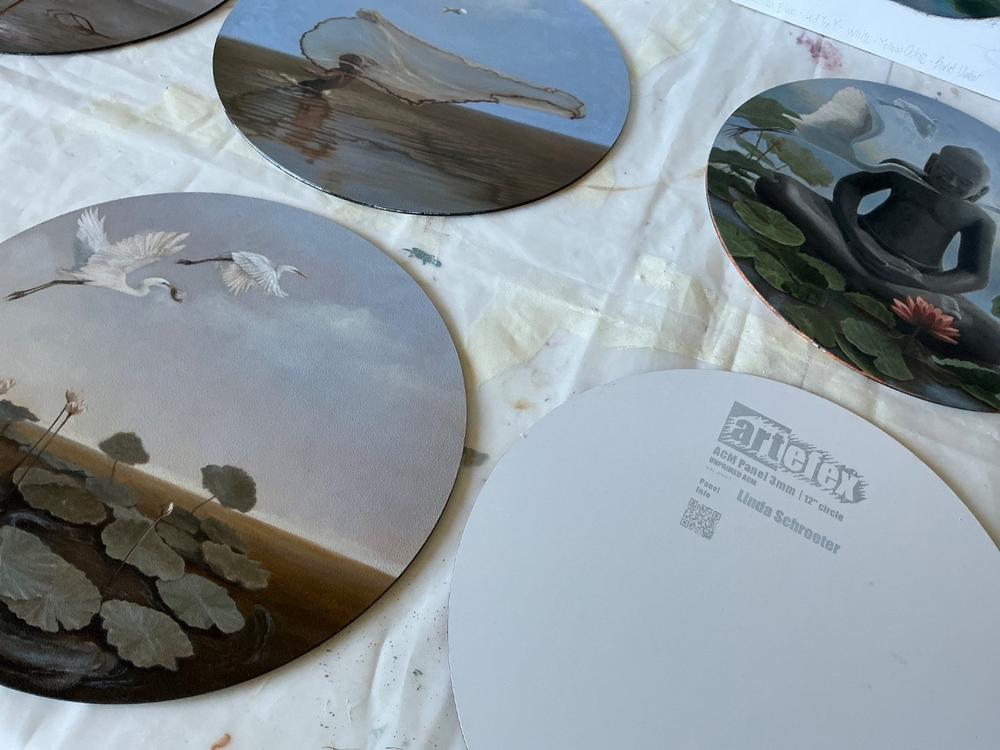 Customize Your Art With an Engraving - Customer Photo From Linda Schroeter