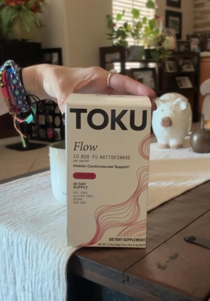 Toku Flow 10,800 FU Nattokinase Supplement | Soy Free Powder - Customer Photo From Myriam Magda