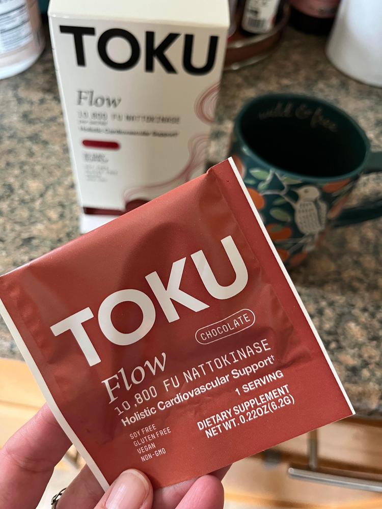 Toku Flow 10,800 FU Nattokinase Supplement | Soy Free Powder - Customer Photo From Rebekah