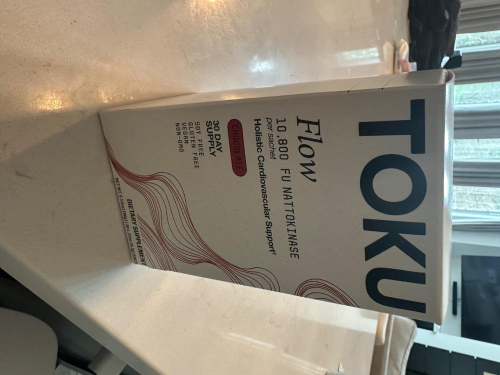 Toku Flow 10,800 FU Nattokinase Supplement | Soy Free Powder - Customer Photo From Chris Zaino