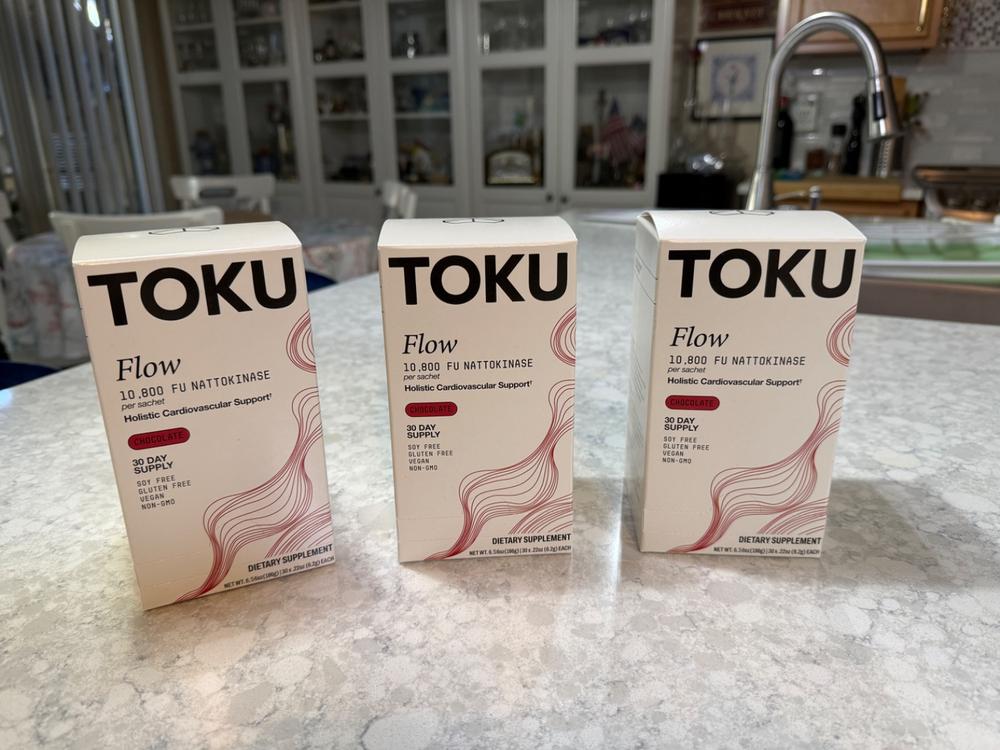 Toku Flow 10,800 FU Nattokinase Supplement | Soy Free Powder - Customer Photo From Carmen Nitu