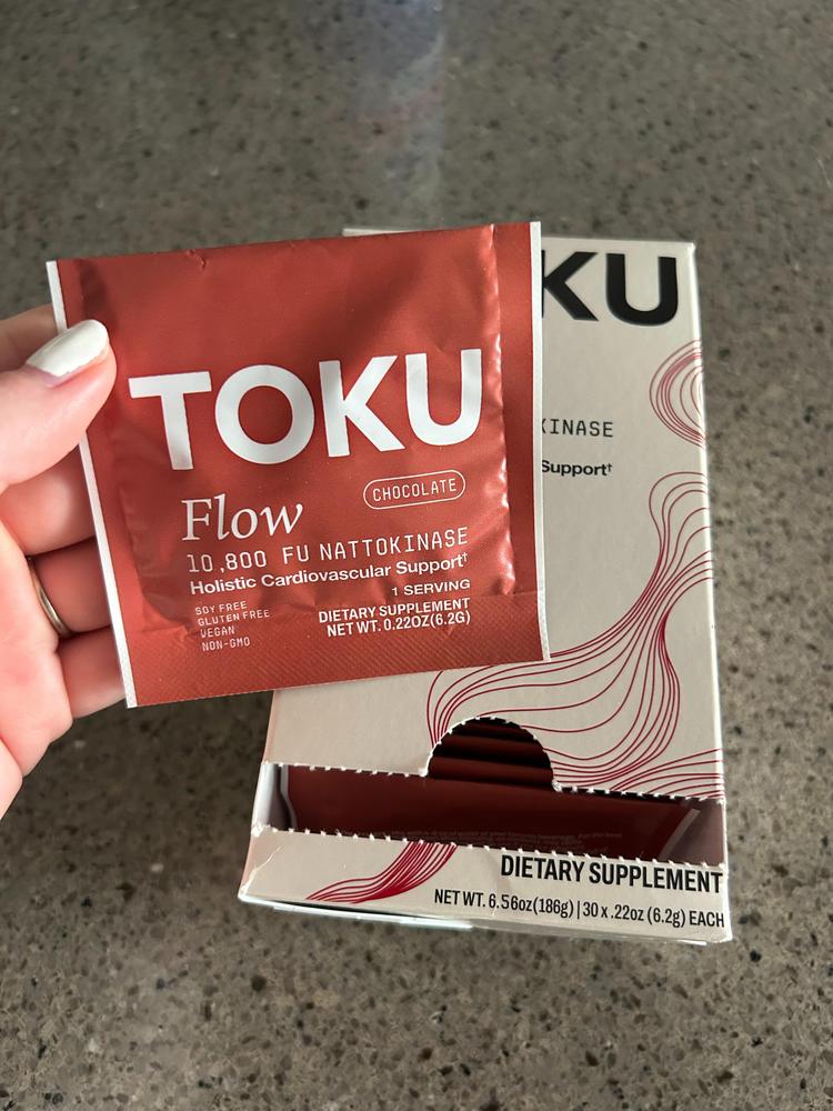 Toku Flow 10,800 FU Nattokinase Supplement | Soy Free Powder - Customer Photo From Annie Kemp