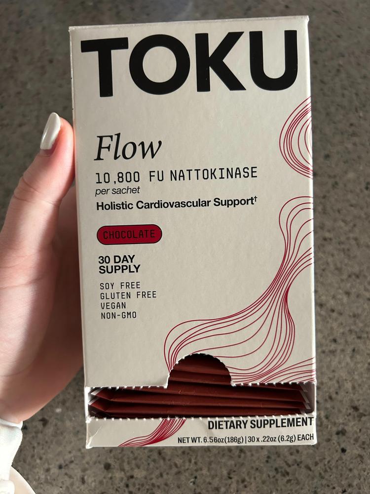 Toku Flow 10,800 FU Nattokinase Supplement | Soy Free Powder - Customer Photo From Annie Kemp