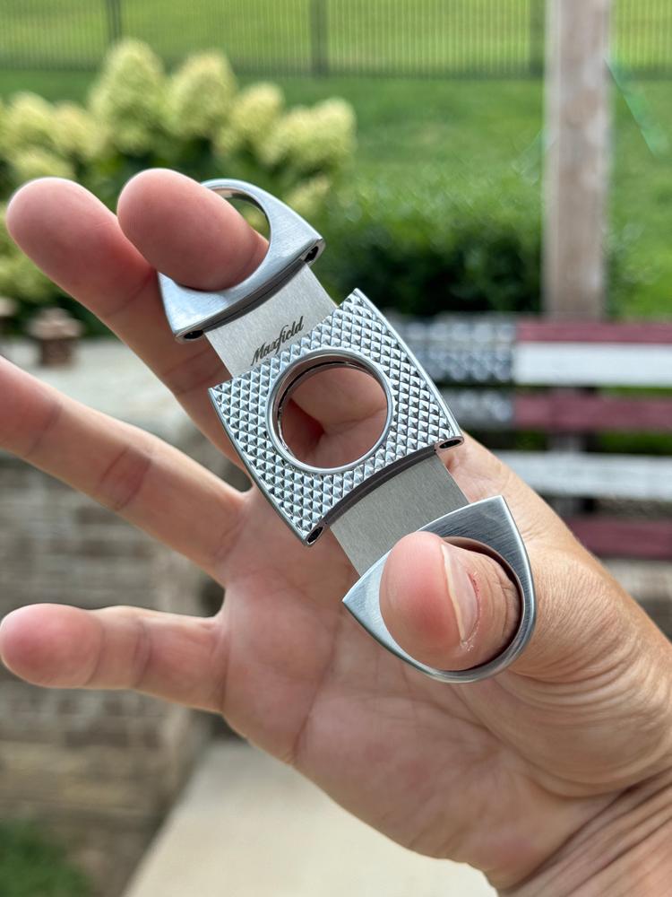 Maxfield Slim Diamond Double Blade Cigar Cutters - Customer Photo From Matt M.