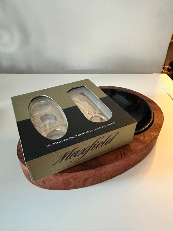 Maxfield Slim Cutter & Lighter Gift Set - Customer Photo From Chris D.