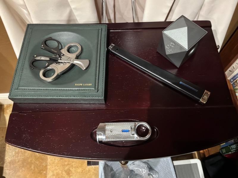 Maxfield Slim Diamond Torch Flame Cigar Lighters - Customer Photo From Michael Yaghi