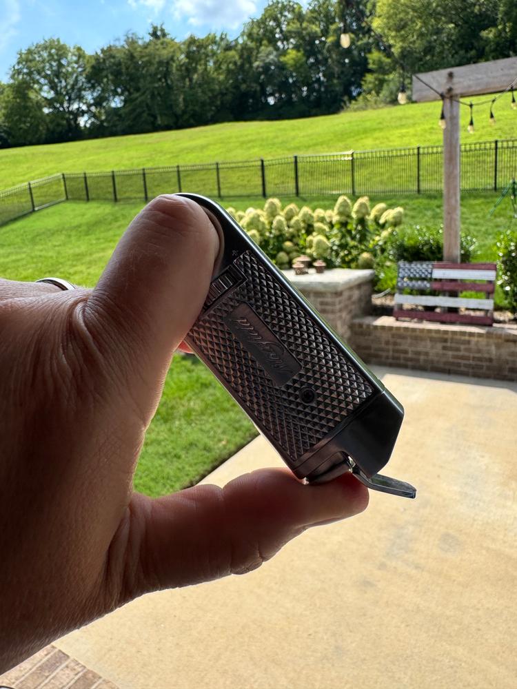 Maxfield Slim Diamond Torch Flame Cigar Lighters - Customer Photo From Matt Madura