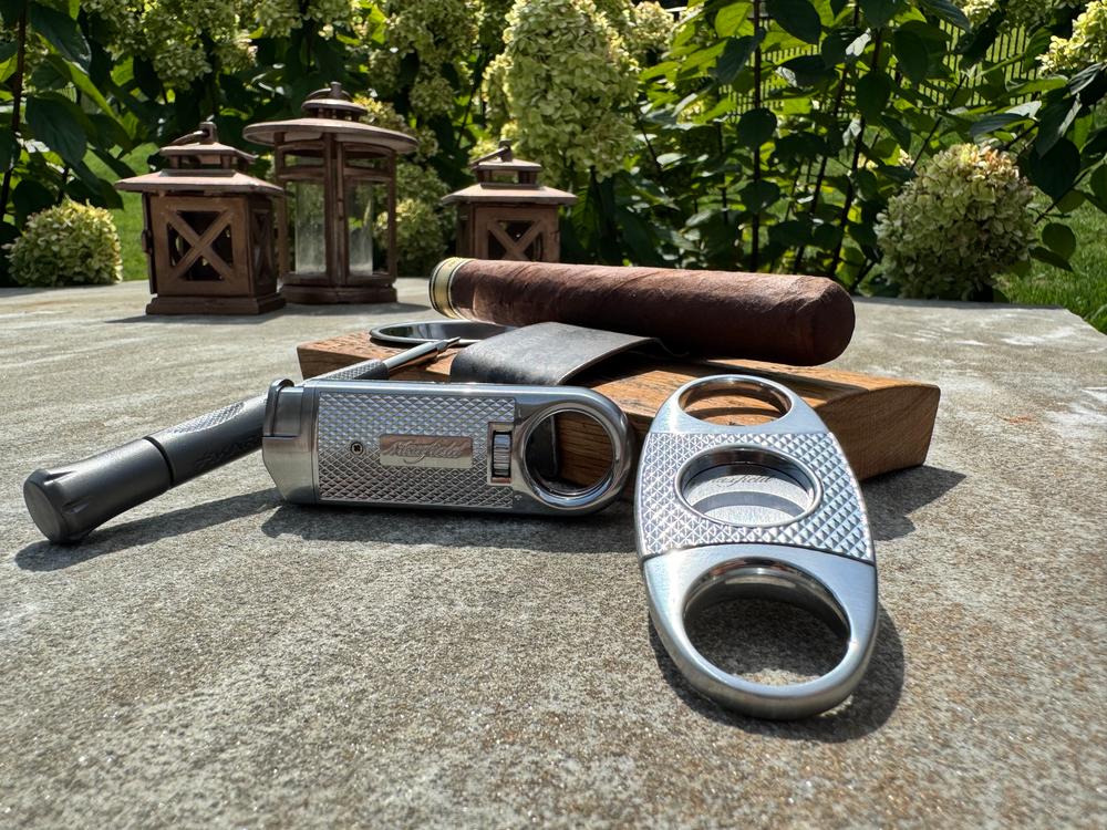 Maxfield Slim Diamond Torch Flame Cigar Lighters - Customer Photo From Matt Madura