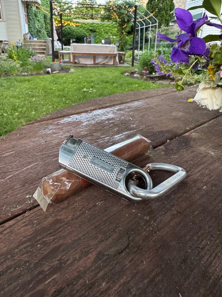 Maxfield Slim Diamond Torch Flame Cigar Lighters - Customer Photo From Joe Rodriguez