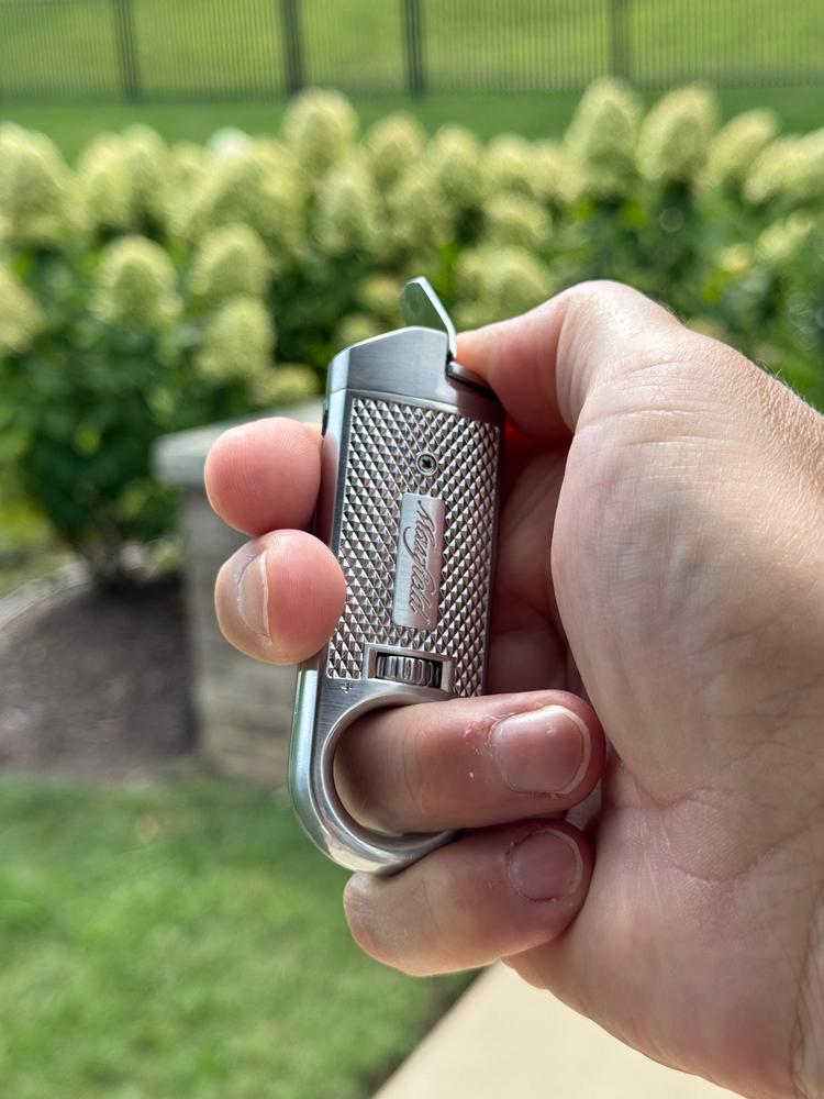 Maxfield Slim Diamond Torch Flame Cigar Lighters - Customer Photo From Matt Madura