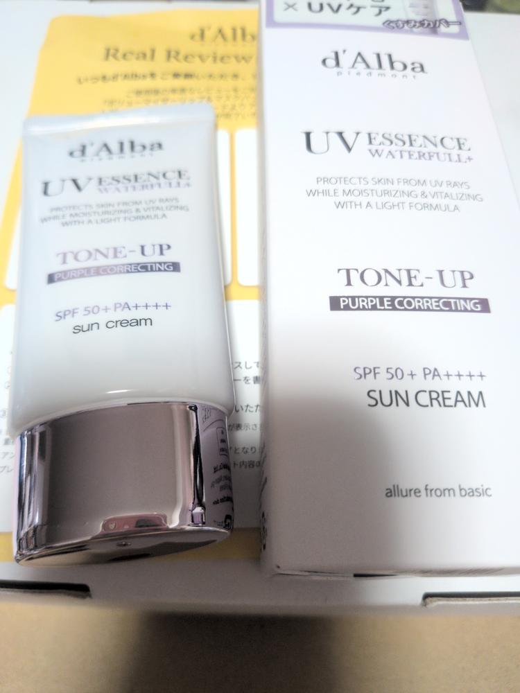[パープル]トーンアップサンクリーム(35ml/50ml) - Customer Photo From まぁち