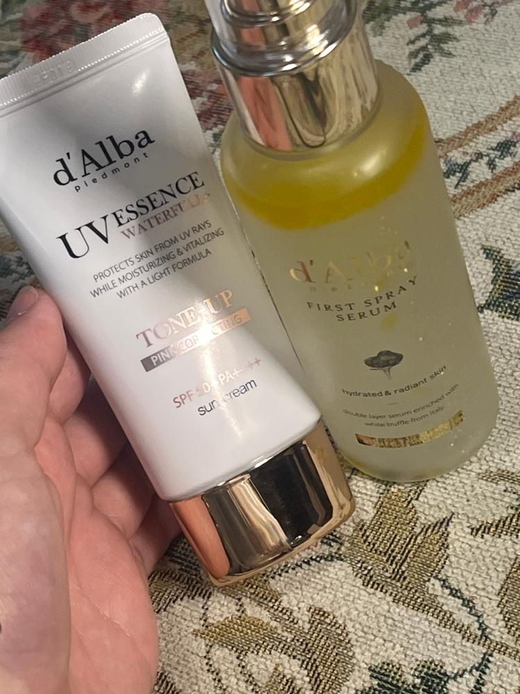 [ミスト＆UV下地SET] ファーストミスト+ピンクトーンアップUV - Customer Photo From トリュフ
