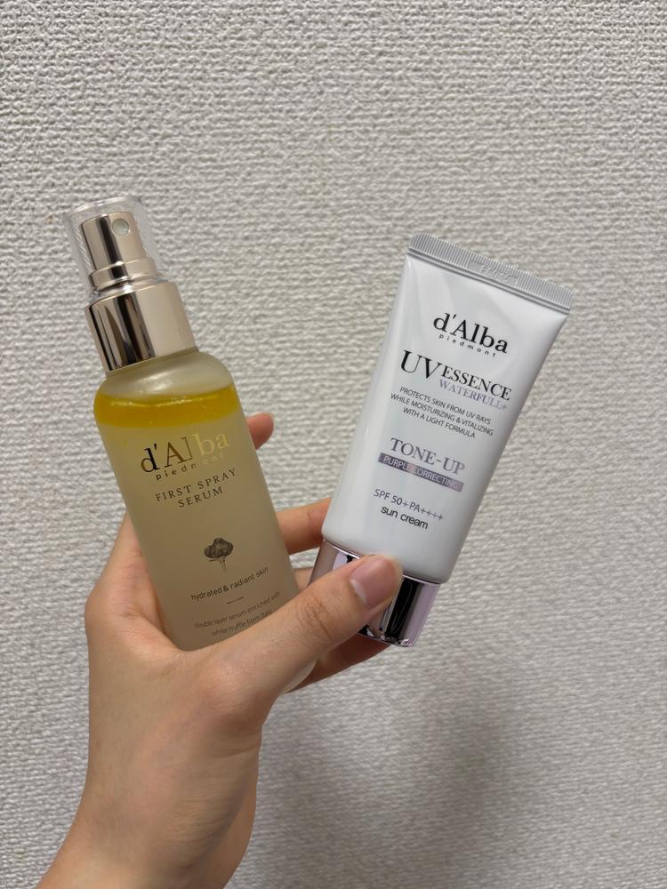 [ミスト＆UV下地SET] ファーストミスト+パープルトーンアップUV - Customer Photo From ちぇりー