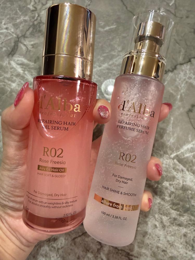 [再入荷] [ヘアミスト＆ヘアオイルSET] ヘアパフュームセラム+ヘアオイルセラム - Customer Photo From まや