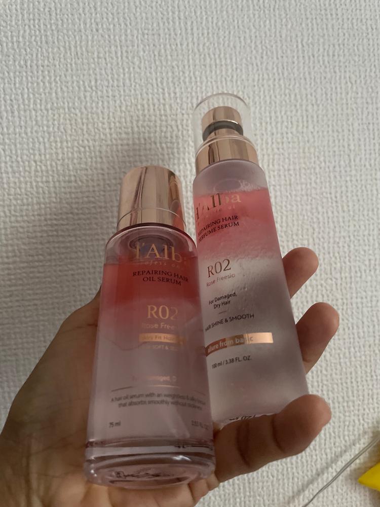 [ヘアミスト＆ヘアオイルSET] ヘアパフュームセラム+ヘアオイルセラム - Customer Photo From Combalicer Ai