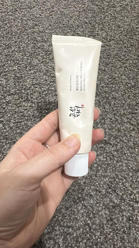 Beauty of Joseon Relief Sun : Rice + Probiotics 50ml SPF50+/PA++++ - Customer Photo From Binafsha 