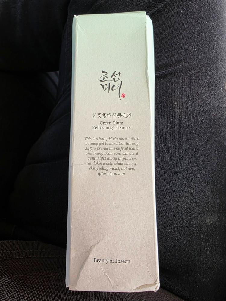 Beauty of Joseon Green Plum Refreshing Cleanser 100ml - Customer Photo From Ange Stiles