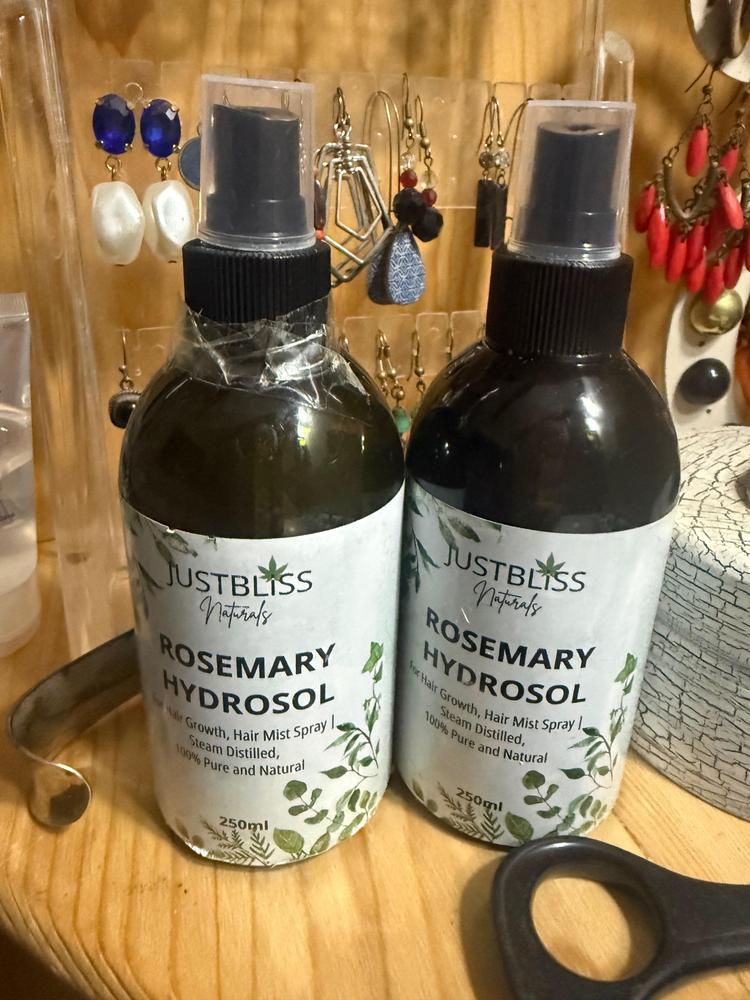 Rosemary Hydrosol Hair Growth Mist – Pure, Plant-Based Scalp & Hair Care - Customer Photo From Edna