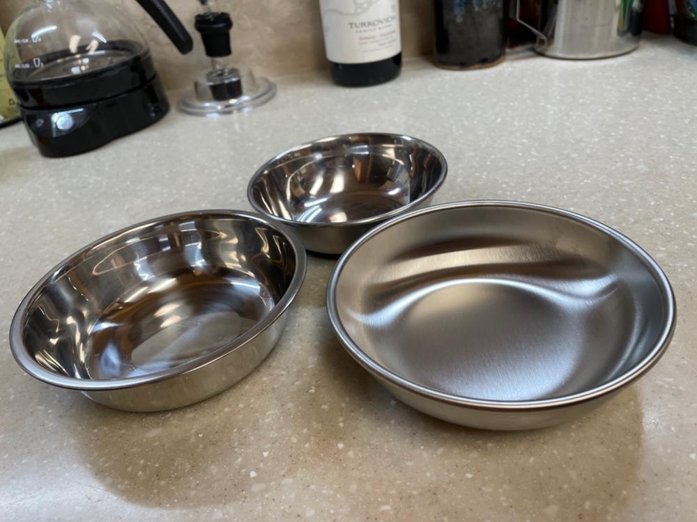 Stainless Steel Cat Bowl - Made in the USA - Customer Photo From Anonymous