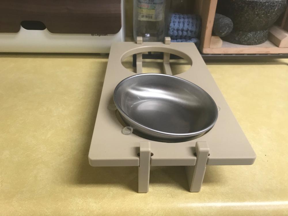 Rise Pet Bowl Stand, for Small Dog Bowls and Cat Bowls - Customer Photo From Jaime Ridao