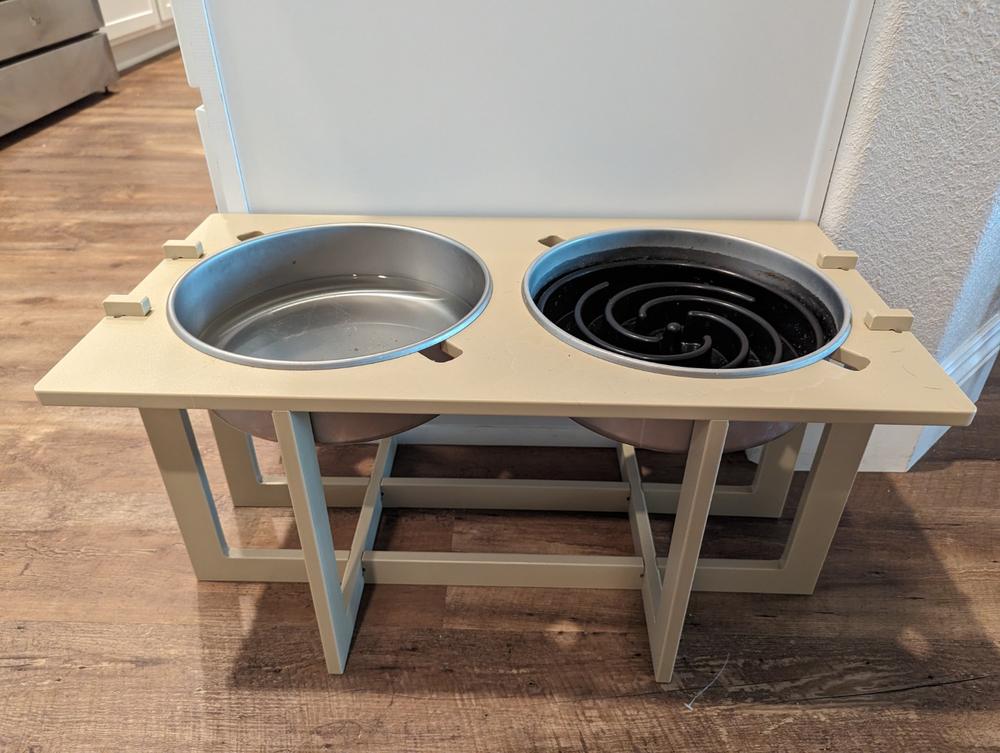 Rise Pet Bowl Stand, for Extra Large Dog Bowls - Customer Photo From Anonymous