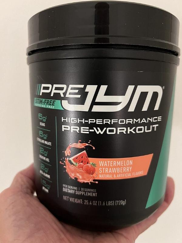 Pre JYM Pre-Workout - Stim-Free - Customer Photo From Leu