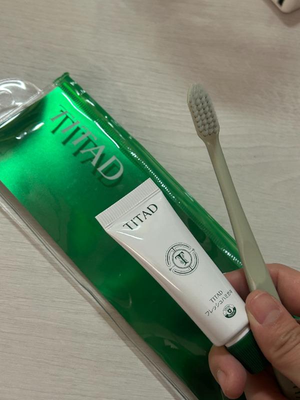 TITAD フレッシュハミガキ
トラベルセット - Customer Photo From TITAD_Staff