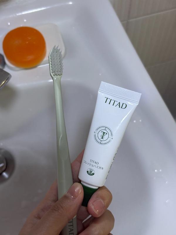 TITAD フレッシュハミガキ
トラベルセット - Customer Photo From TITAD_Staff