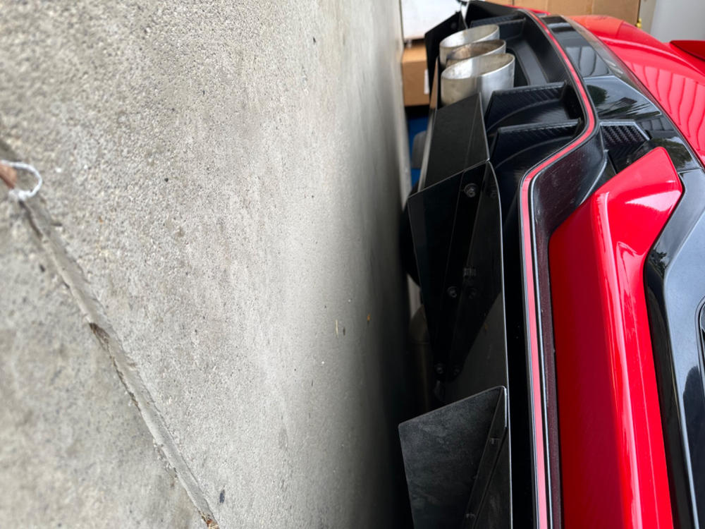 2017-2021 Honda Civic Type-R Rear Diffuser V2 - Customer Photo From Ronnie Morgan