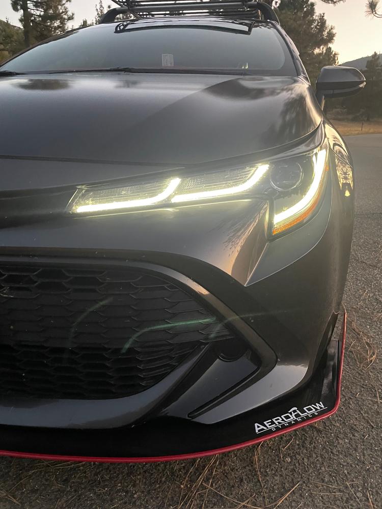 2019-2025 Toyota Corolla Hatch Splitter V2 - Customer Photo From Pedro A Garcia Jr