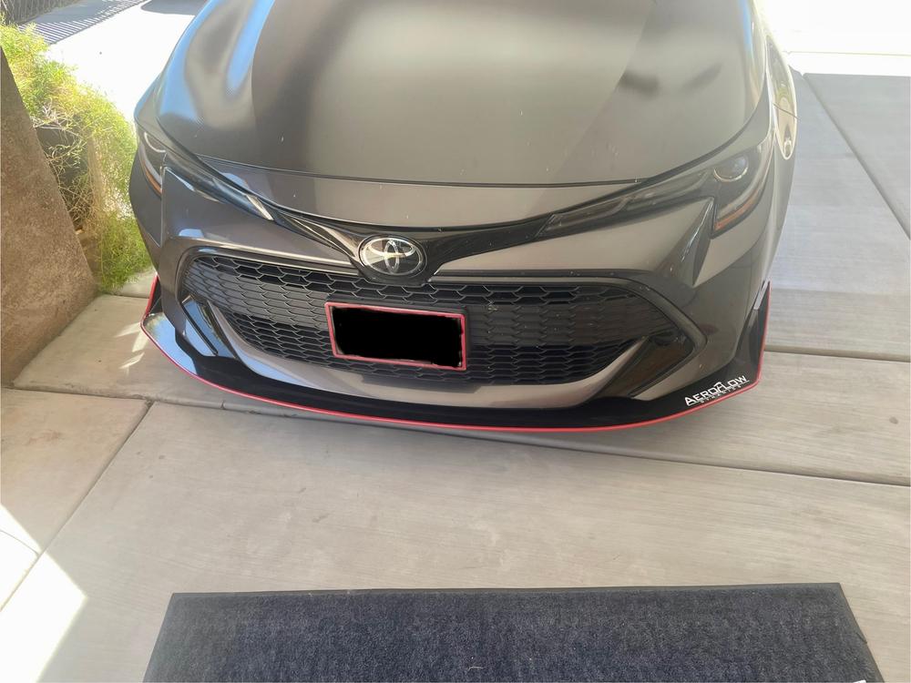 2019-2025 Toyota Corolla Hatch Splitter V2 - Customer Photo From Pedro A Garcia Jr