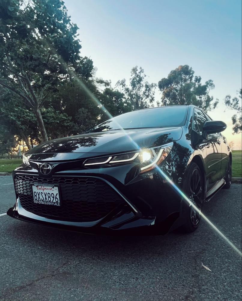 2019-2022 Toyota Corolla Hatch Splitter V2 - Customer Photo From Marian Celestial