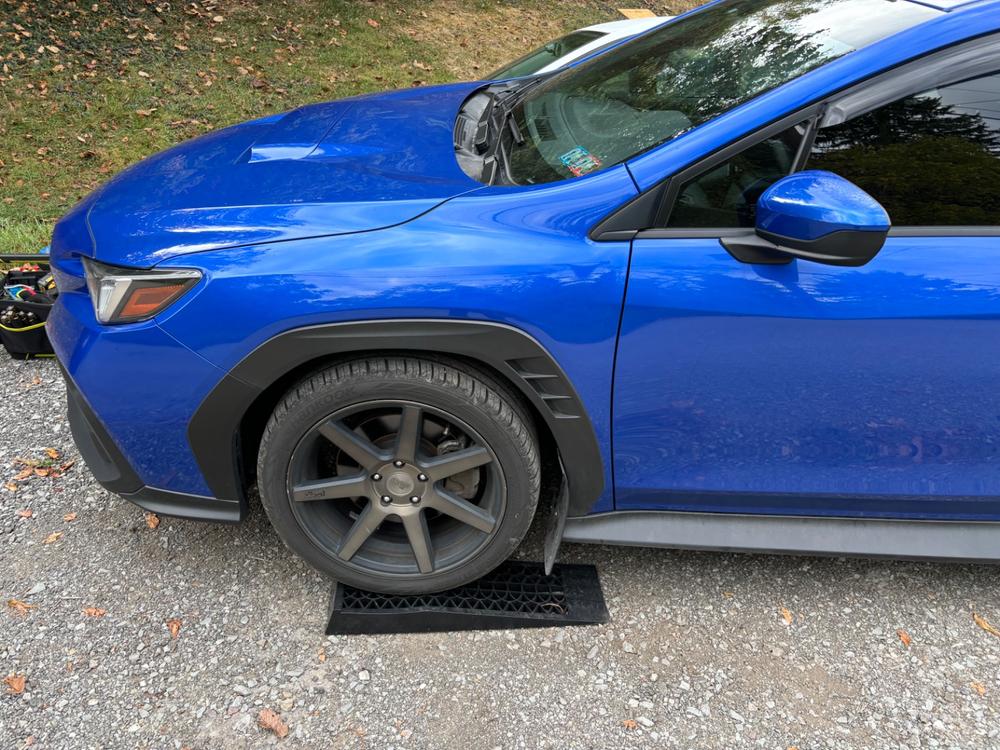 2022-2024 Subaru WRX Paint Matched Fender Flares S Style - Customer Photo From Don Keller Jr