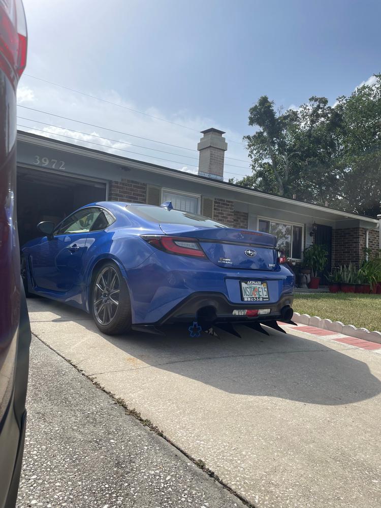 2022+ Subaru Brz/ Toyota GR86 Rear Diffuser V5 ( Aggressive ) - Customer Photo From Jaundie James C. Scott