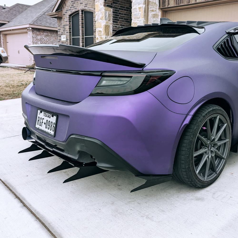 2022+ Subaru Brz/ Toyota GR86 Rear Diffuser V5 ( Aggressive ) - Customer Photo From Marc L