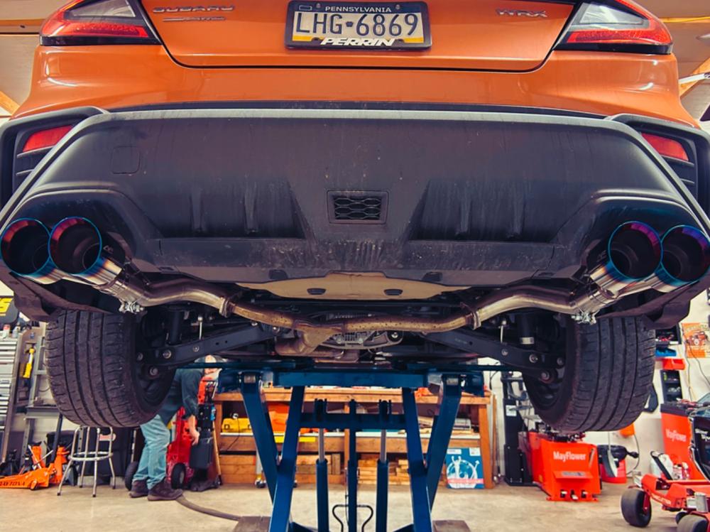 2022-2024 Subaru WRX VB 4" Axle Back Exhaust - Customer Photo From Tanya Heinbaugh