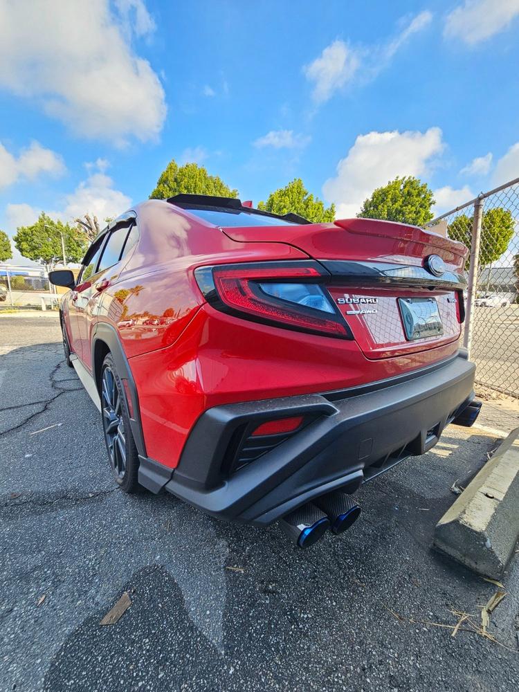 2022-2024 Subaru WRX VB 4" Axle Back Exhaust - Customer Photo From Christopher stephen