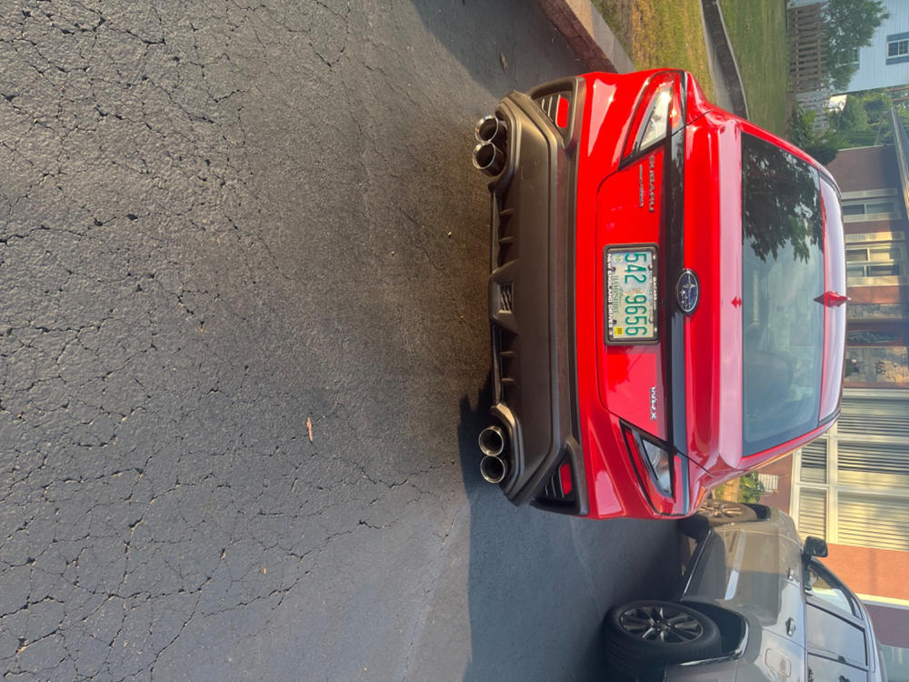 2022-2024 Subaru WRX VB 4" Axle Back Exhaust - Customer Photo From Armin Kedic