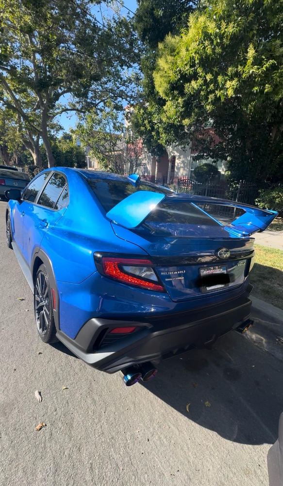 2022-2024 Subaru WRX VB 4" Axle Back Exhaust - Customer Photo From Aldo Flores