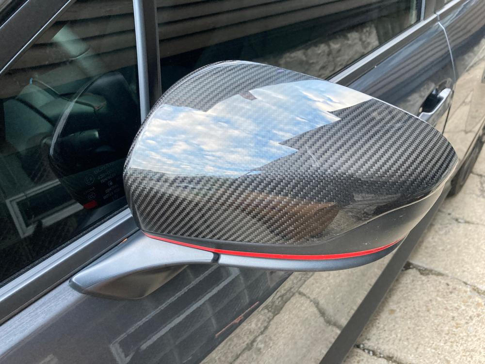 2022+ Subaru WRX Carbon Fiber Mirror Caps ( Direct Replacement ) - Customer Photo From Mike