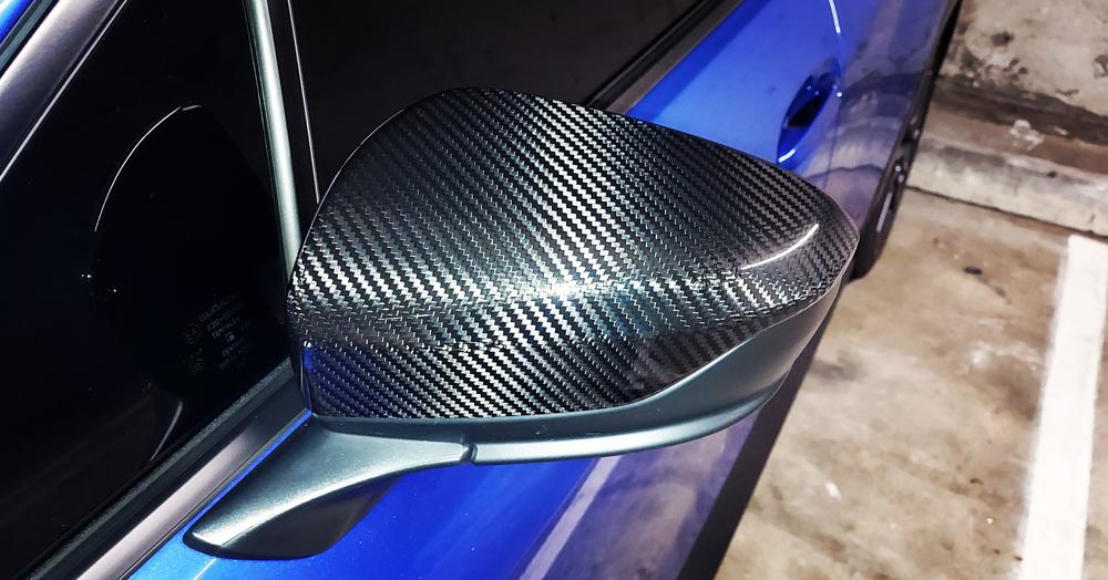 2022+ Subaru WRX Carbon Fiber Mirror Caps ( Direct Replacement ) - Customer Photo From flynn joseph m uy