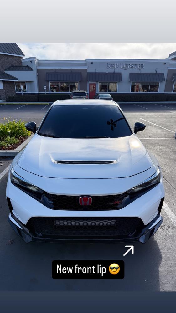 2023+ Honda Civic Type R FL5 V1 S-Style  Front Lip - Customer Photo From Juan Jimenez