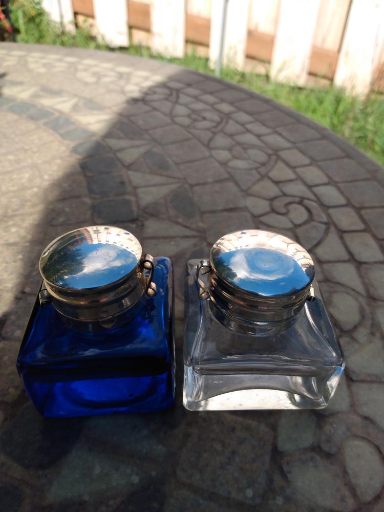 Blue Square Inkwell - Customer Photo From Meg