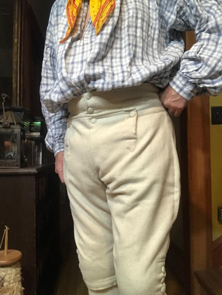 White Wool Breeches - Customer Photo From Anonymous
