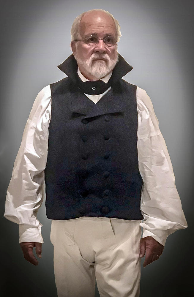 Regency Linen Waistcoat | Double Breasted - Customer Photo From Thomas J Welsch