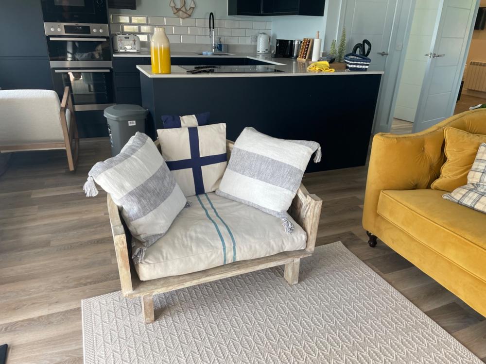 Sea Style Armchair with Cushions - Customer Photo From kelly keogh