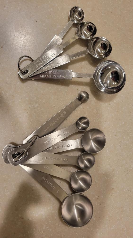 Measuring Spoons for Cooking, 6-Piece Set - Customer Photo From John Henskens