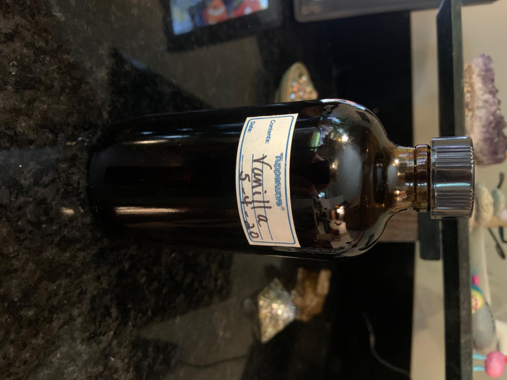 Amber Glass Bottle for Vanilla Extract, Boston Rounds - Customer Photo From Randi Parker