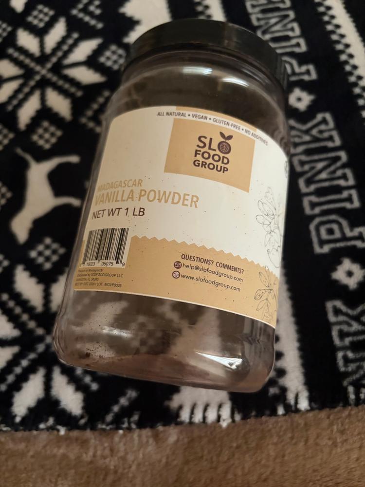 Madagascar Ground Vanilla Bean Powder, Planifolia - Customer Photo From Jennifer