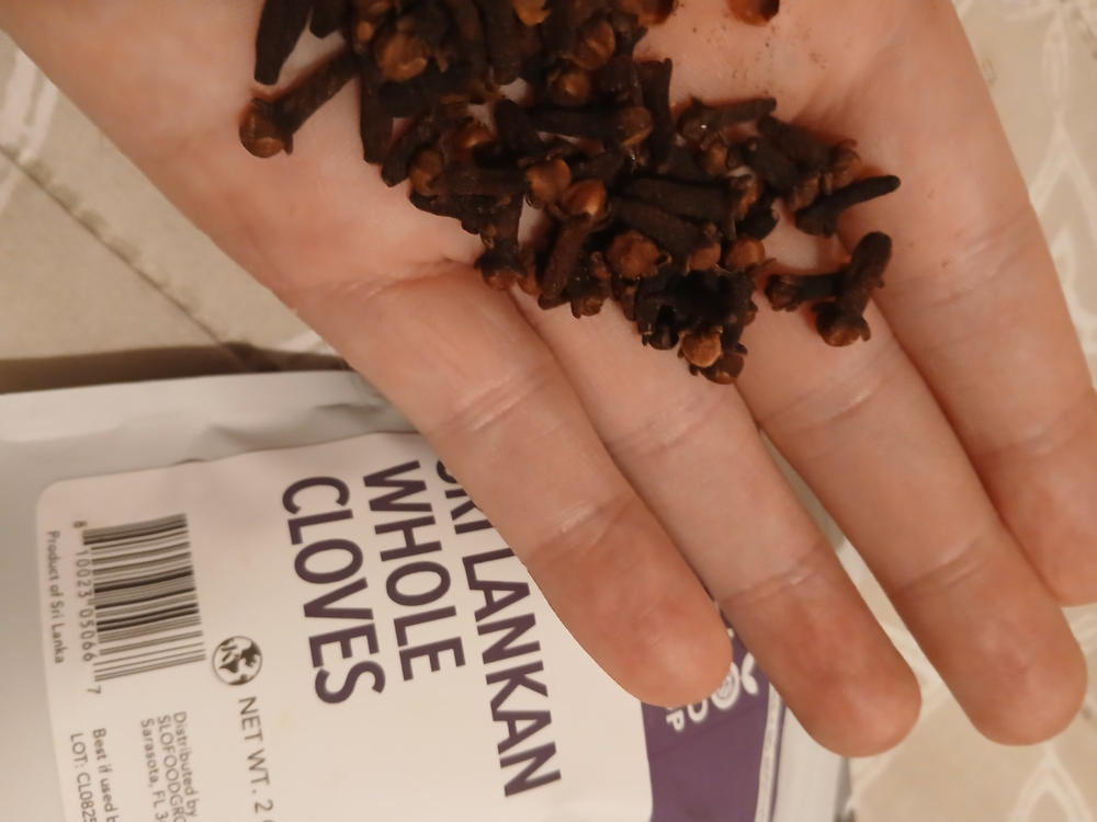 Whole Cloves, Sri Lankan - Customer Photo From Pro M. Thius